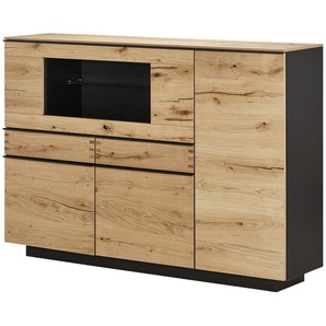 Highboard  Light Line 6 ¦ holzfarben ¦ Maße (cm): B: 176 H: 121 T: 40