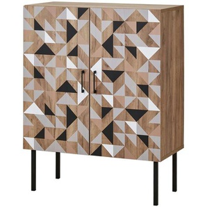 Highboard   ¦ mehrfarbig ¦ Maße (cm): B: 100 H: 129,6