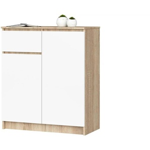 Highboard - mehrfarbig - Materialmix - 80 cm - 99 cm | Möbel Kraft