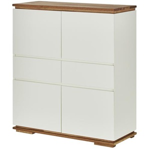 Highboard  Messina ¦ weiß ¦ Maße (cm): B: 102 H: 115 T: 40.0