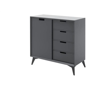 Highboard  Netro ¦ grau ¦ Maße (cm): B: 93 H: 92 T: 40.0