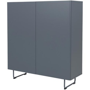 Roomers Highboard  Parlasco ¦ blau ¦ Maße (cm): B: 120 H: 131 T: 43.0