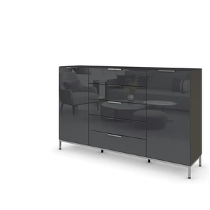 Highboard   ¦ schwarz ¦ Maße (cm): B: 180 H: 110