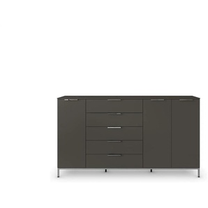 Highboard  Frome ¦ schwarz ¦ Maße (cm): B: 199 H: 111