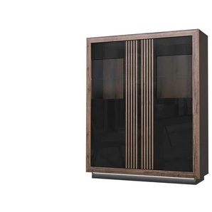 Highboard - schwarz - Materialmix - 133 cm - 162 cm - cm 42,0 | Möbel Kraft