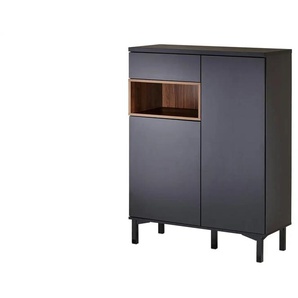 Highboard - schwarz - Materialmix - 90 cm - 120 cm - cm 36,0 | Möbel Kraft