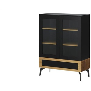 Highboard - schwarz - Materialmix - 90 cm - 120 cm - cm 40,0 | Möbel Kraft