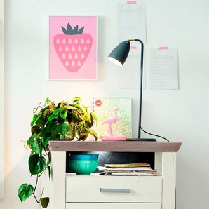Highboard SET ONE BY MUSTERRING york Sideboards Gr. B/H/T: 74 cm x 108 cm x 42 cm, 3, weiß (pino aurelio, eiche nelson) Highboards Typ 06, im Landhaus Stil