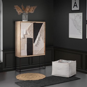 Highboard Soyans 104 x 170 x 35cm Beige