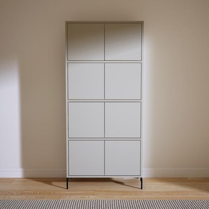 Highboard Taupe - Elegantes Highboard: Türen in Taupe - Hochwertige Materialien - 77 x 168 x 34 cm, Selbst designen