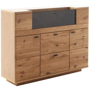 Highboard Venedig, Wildeiche massiv