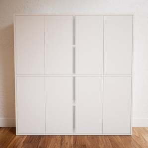 Highboard Weiß - Elegantes Highboard: Türen in Weiß - Hochwertige Materialien - 151 x 156 x 34 cm, Selbst designen