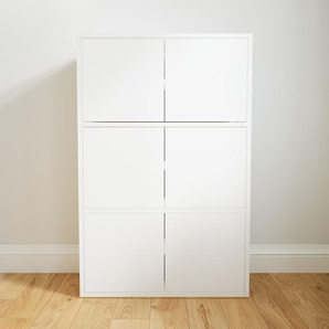 Highboard Weiß - Elegantes Highboard: Türen in Weiß - Hochwertige Materialien - 77 x 118 x 34 cm, Selbst designen