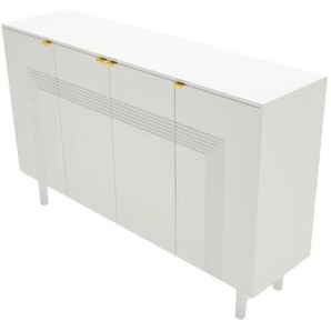 Highboard ¦ weiß ¦ Maße (cm): B: 156 H: 99