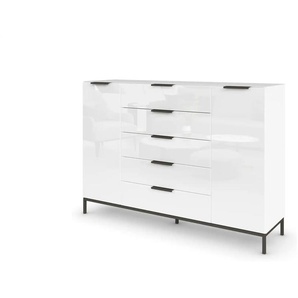 Highboard   ¦ weiß ¦ Maße (cm): B: 160 H: 110