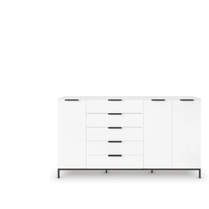 Highboard  Frome ¦ weiß ¦ Maße (cm): B: 199 H: 111