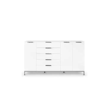 Highboard  Frome ¦ weiß ¦ Maße (cm): B: 199 H: 111