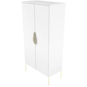 Highboard  Merlin ¦ weiß ¦ Maße (cm): B: 80 H: 160