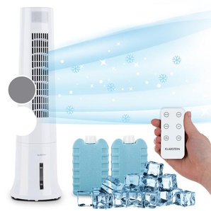 Highrise 3-in-1-Luftkühler Ventilator Luftbefeuchter 530 m³/h | 35 Watt | 2,5 Liter | 3 Geschwindigkeiten | Oszillation | Touch | Timer | Fernbedienung | mobil