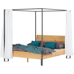 Himmelbett  Naturo Line ¦ holzfarben ¦ Maße (cm): B: 180 H: 200