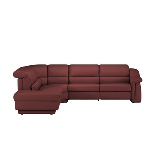 himolla Ecksofa  1301 ¦ rot ¦ Maße (cm): B: 294 H: 86 T: 256.0