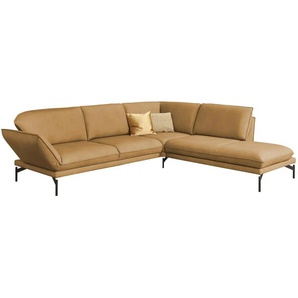 himolla Ecksofa  1478 ¦ gelb ¦ Maße (cm): B: 275 H: 87
