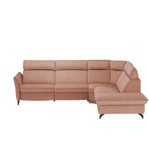 himolla Ecksofa  1926 ¦ rosa/pink ¦ Maße (cm): B: 245 T: 278.0