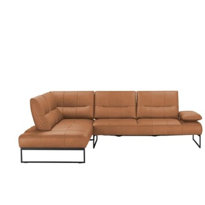 himolla Ecksofa 9360 ¦ orange ¦ Maße (cm): B: 274 H: 93 T: 307.0