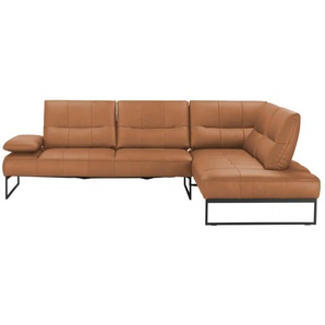 himolla Ecksofa 9360 ¦ orange ¦ Maße (cm): B: 283 H: 93 T: 327.0