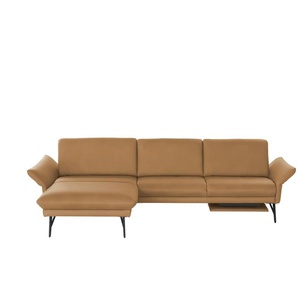 himolla Ecksofa Echtleder 1928 ¦ gelb ¦ Maße (cm): B: 296 H: 85 T: 175.0