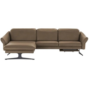 himolla Ecksofa Leder 1059 ¦ braun ¦ Maße (cm): B: 284 H: 83 T: 179.0