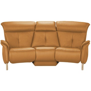 himolla Einzelsofa Leder  4708 ¦ orange ¦ Maße (cm): B: 216 H: 97 T: 119.0