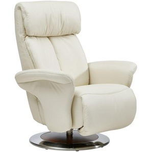 Himolla Fernsehsessel , Beige , Leder , Echtleder , Longlife-Leder , Buche , Uni , 82x109x90 cm , Blauer Engel, Goldenes M, Made in Germany , Fußauswahl, Lederauswahl, Stoffauswahl, erweiterbar (Typenauswahl), Relaxfunktion, Netzbetrieb, Aufstehhilfe, in