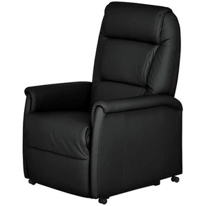 himolla Fernsehsessel Leder 9773 - schwarz - Materialmix - 74 cm - 110 cm - cm 85,0 | Möbel Kraft