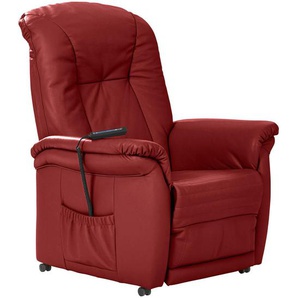 Himolla Fernsehsessel , Rot , Leder , Echtleder , Longlife-Leder , 84x107x97 cm , Blauer Engel, Goldenes M, Made in Germany , Lederauswahl, Stoffauswahl, Relaxfunktion, Netzbetrieb , Wohnzimmer, Sessel, Fernsehsessel