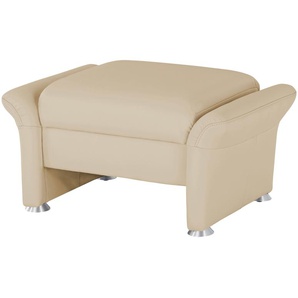 himolla Lederhocker  6001 ¦ beige ¦ Maße (cm): B: 79 H: 43 T: 57.0