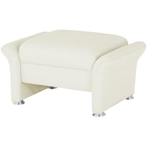 himolla Lederhocker  6001 ¦ creme ¦ Maße (cm): B: 79 H: 43 T: 57.0