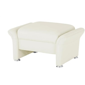 himolla Lederhocker  6001 ¦ creme ¦ Maße (cm): B: 79 H: 43 T: 57.0