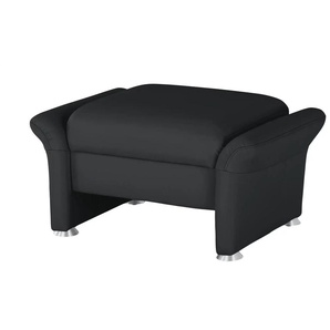 himolla Lederhocker  6001 ¦ schwarz ¦ Maße (cm): B: 79 H: 43 T: 57.0