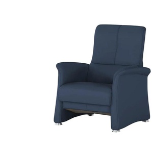 himolla Ledersessel 6001 - blau - Materialmix - 81 cm - 98 cm - cm 86,0 | Möbel Kraft