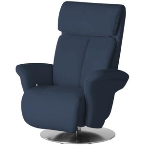 himolla Ledersessel  7227 - blau - Materialmix - 82 cm - 107 cm - 88 cm | Möbel Kraft