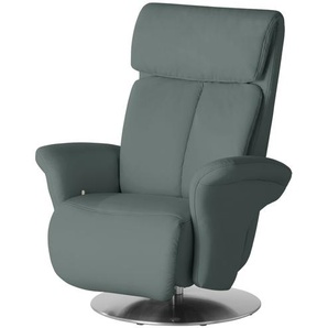 himolla Ledersessel  7227 - blau - Materialmix - 82 cm - 107 cm - 88 cm | Möbel Kraft