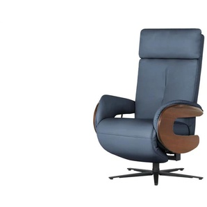 himolla Ledersessel  7818 ¦ blau ¦ Maße (cm): B: 75 H: 120 T: 90.0