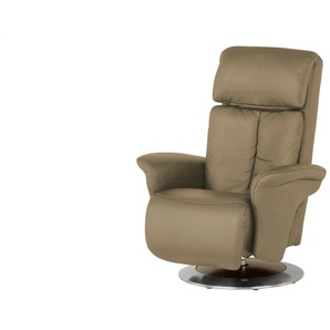 himolla Ledersessel Mit verschiedenen Massageprogrammen 7418 ¦ beige ¦ Maße (cm): B: 81 H: 111 T: 95.0