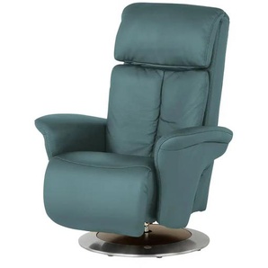 himolla Ledersessel Mit verschiedenen Massageprogrammen 7418 - türkis/petrol - Materialmix - 81 cm - 111 cm - cm 95,0 | Möbel Kraft