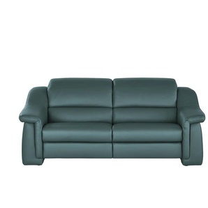 himolla Ledersofa 1501 ¦ türkis/petrol ¦ Maße (cm): B: 202 H: 84 T: 106.0