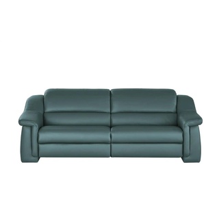 himolla Ledersofa 1501 - türkis/petrol - Materialmix - 232 cm - 84 cm - cm 106,0 | Möbel Kraft