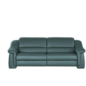 himolla Ledersofa 1501 - türkis/petrol - Materialmix - 232 cm - 84 cm - cm 106,0 | Möbel Kraft
