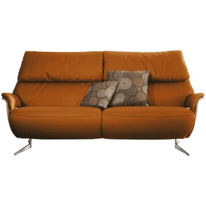 himolla Ledersofa - orange - Materialmix - 217 cm - 106 cm - cm 92,0 | Möbel Kraft