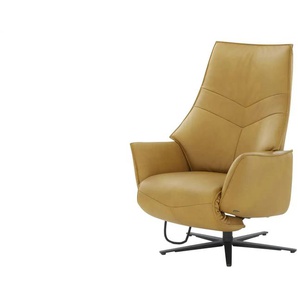 himolla Relaxsessel aus Leder 7911 ¦ gelb ¦ Maße (cm): B: 74 H: 84 T: 113.0